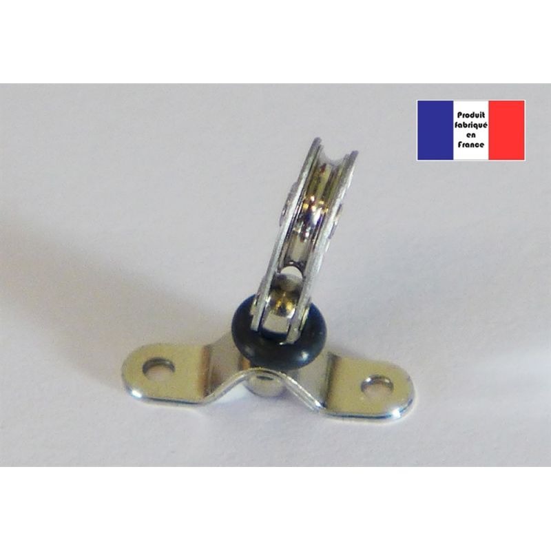 Poulie verticale (sur pont) - Série Light à billes - 10 mm