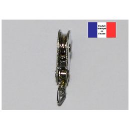 Poulie à émerillon - Série Métal - 10 mm 2