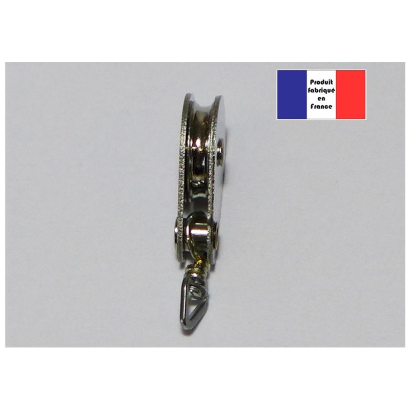 Poulie à émerillon - Série Métal - 10 mm