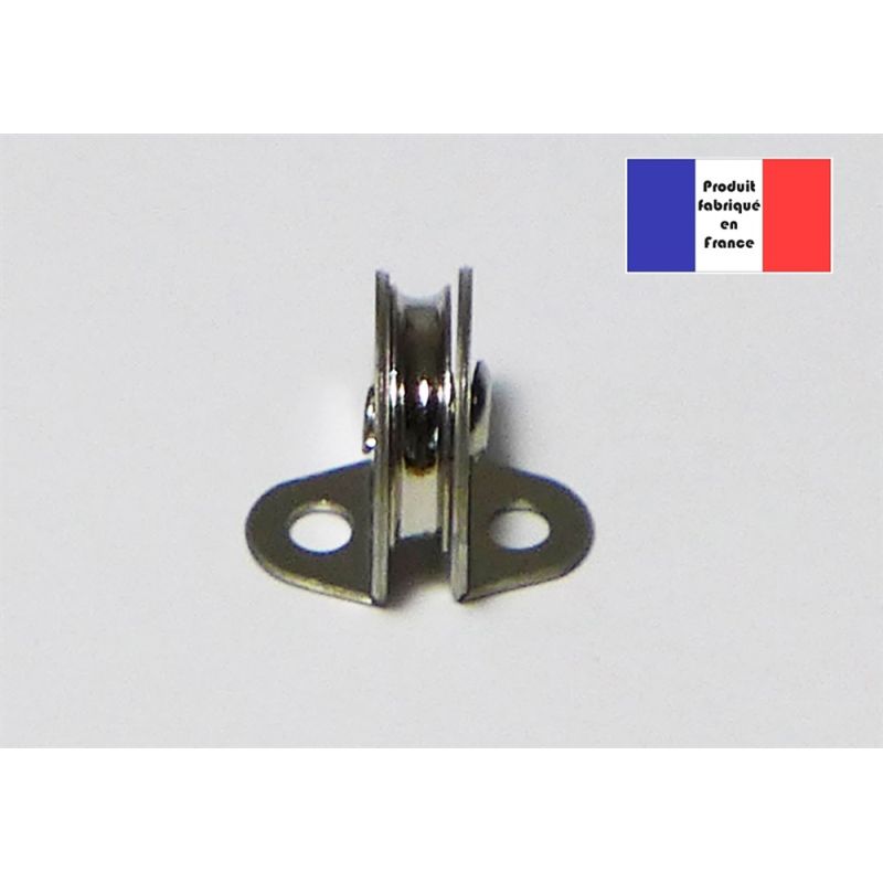 Poulie de renvoi sur champ - Série Métal - 10 mm