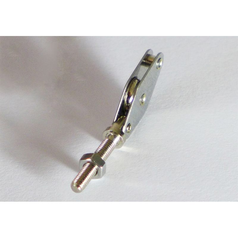 Poulie de renvoi 180° à ringot - Série Métal - 10 mm