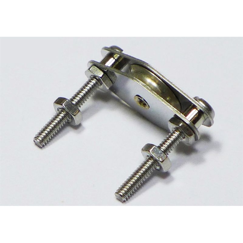 Poulie plat-pont - Série métal - 10 mm