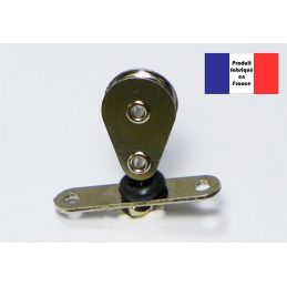 Poulie verticale (sur glissière) - Série Métal - 10 mm