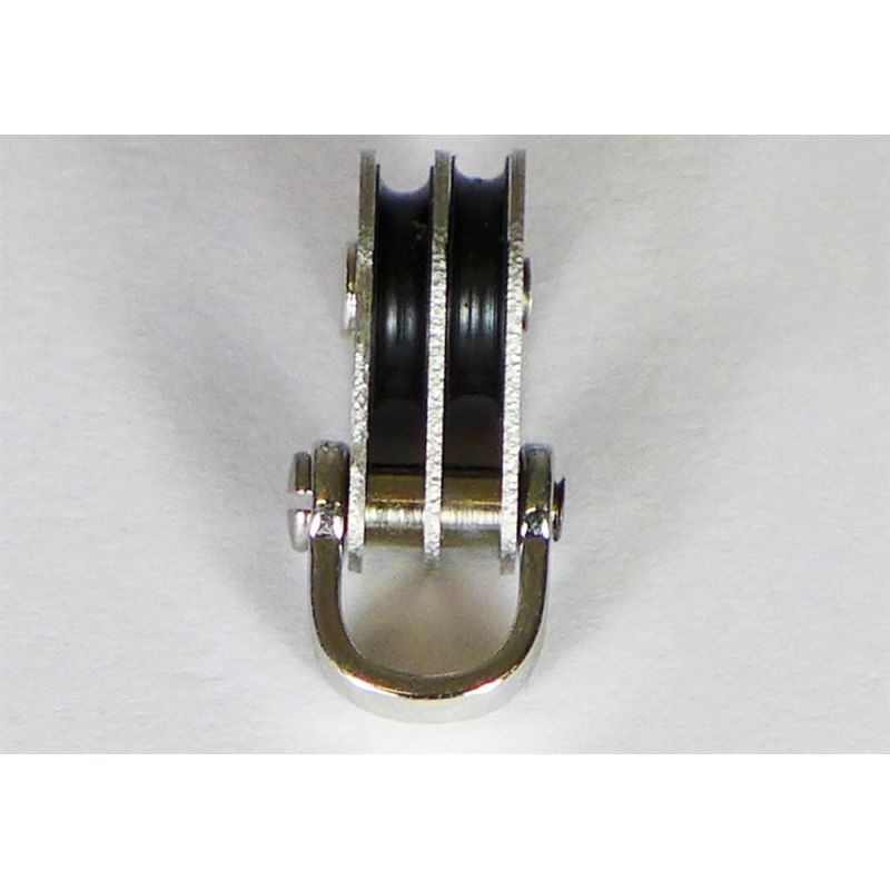 Poulie double à manille - Série Nylon - 10 mm