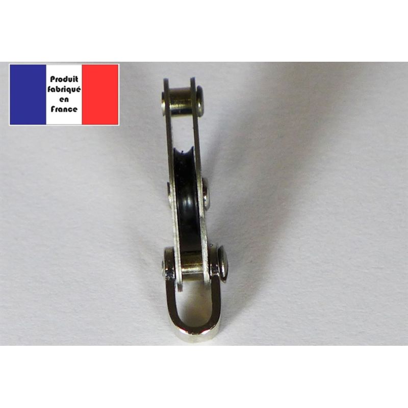 Poulie à manille et à ringot - Série Nylon - 10 mm