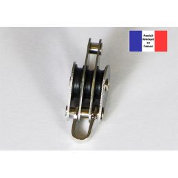 Poulie triple à manille et ringot - Série Nylon - 10 mm 2