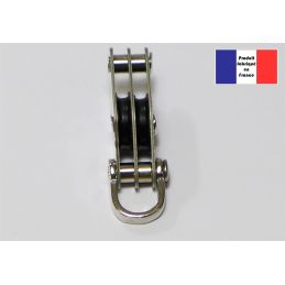 Poulie double à manille et ringots - Série Nylon - 10 mm 2