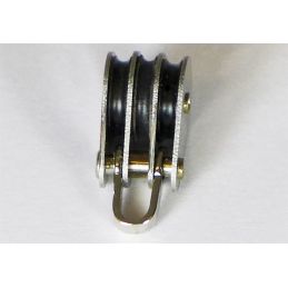 Poulie triple à manille - Série Nylon - 10 mm 2