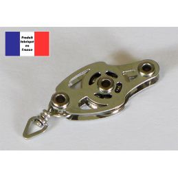 Poulie à émerillon à ringot - Série Race à billes - 10 mm