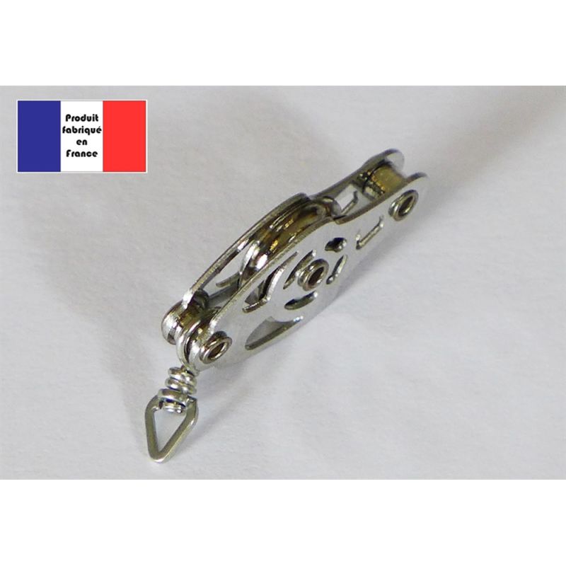 Poulie à émerillon à ringot - Série Race à billes - 10 mm