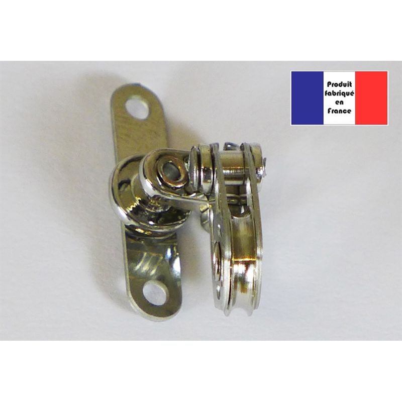 Poulie de renvoi deux axes - Série Race à billes - 10 mm