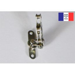 Poulie de renvoi à ringot deux axes - Série Race à billes - 10 mm 2