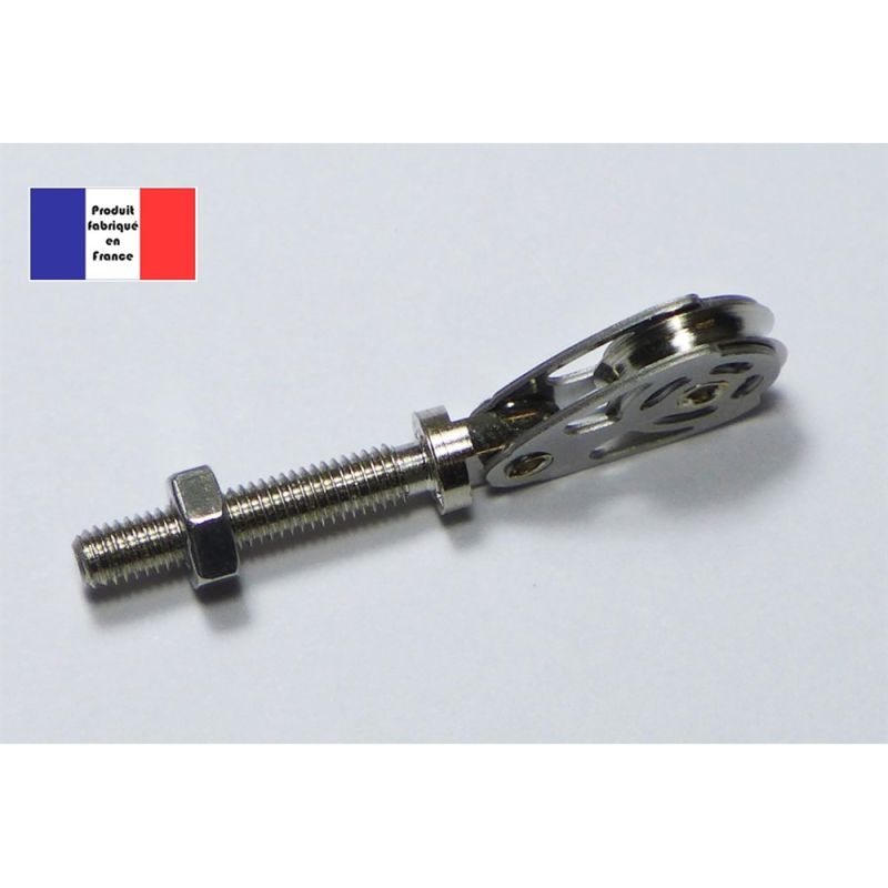 Poulie de renvoi 180° - Série Race à billes - 10 mm