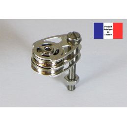 Poulie double plat-pont - Série Race à billes - 10 mm