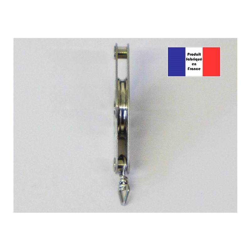 Poulie à émerillon et ringot - Série Tempest à billes - 15 mm