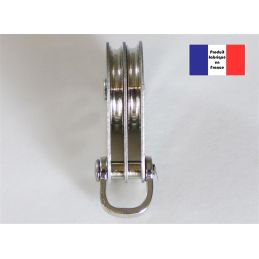 Poulie double à manille - Série Tempest à billes - 15 mm 2