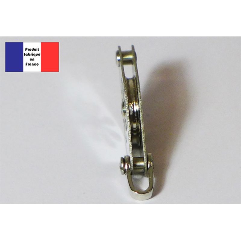 Poulie à manille et ringot - Série Tempest à billes - 15 mm