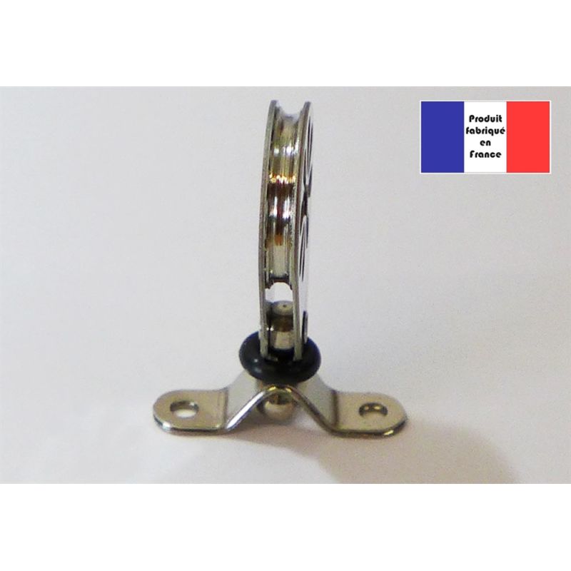 Poulie verticale (sur pont) - Série Tempest à billes - 15 mm