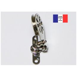 Poulie de renvoi deux axes - Série Tempest à billes - 15 mm 2