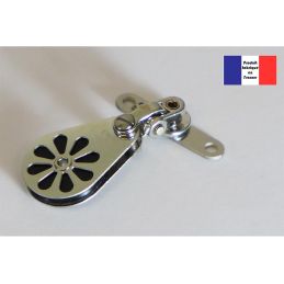 Poulie de renvoi deux axes - Série Tempest Nylon - 15 mm