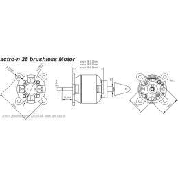 Moteur actro-n 28-3-1300 2