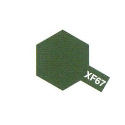 Modelisme R/C peinture XF67 Vert OTAN mat pot
