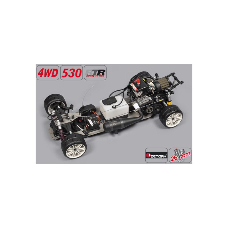 Voiture 1/5 eme Sportsline 4WD 530 RTR Zenoah | Ventedemodelisme.fr