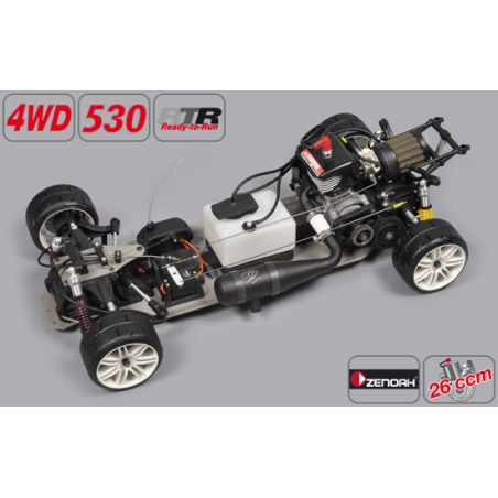 Voiture 1/5 eme Sportsline 4WD 530 RTR Zenoah | Ventedemodelisme.fr