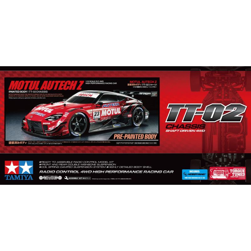 Voiture rc electrique Motul Autech Z CP TT02