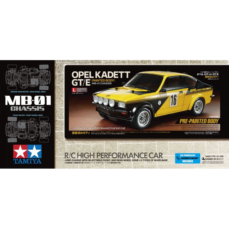 Voiture Opel Kadett GT/E CP MB01 | Ventedemodelisme.fr