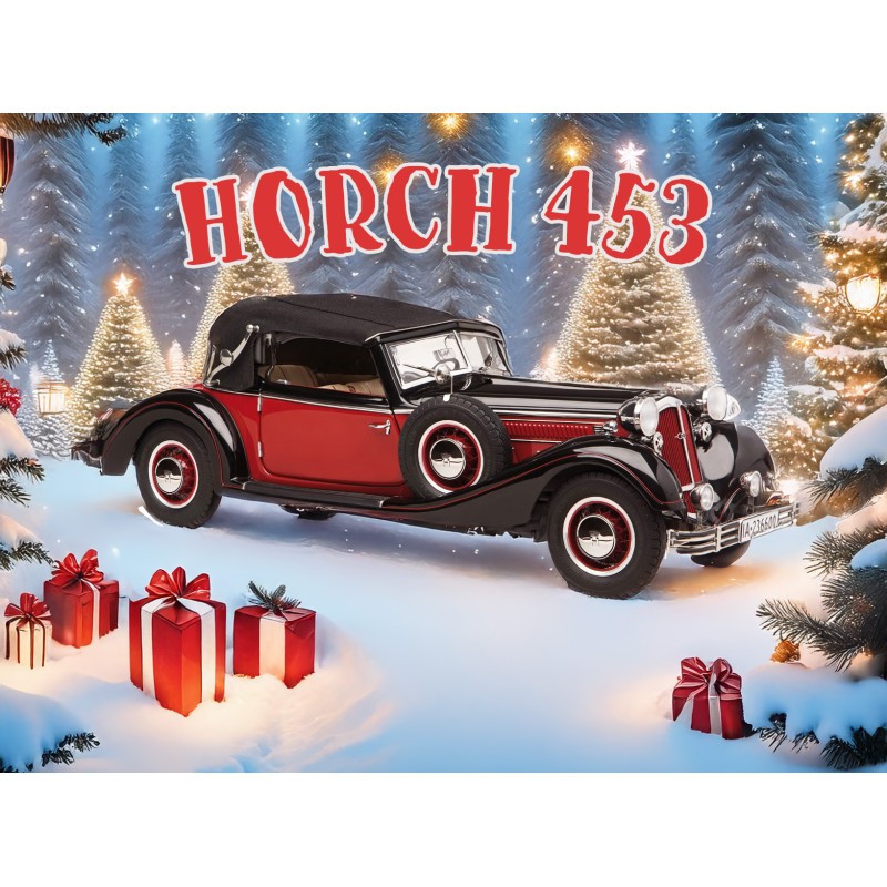 CMC Horch 853, 1937 rouge/noir | Ventedemodelisme.fr