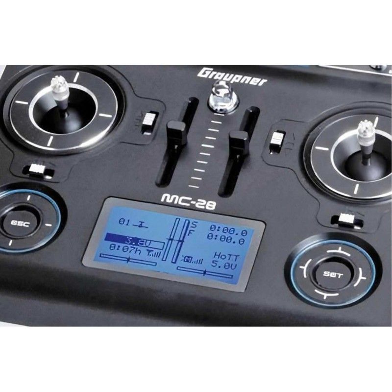Graupner - Emetteur 2.4 GHz Hott mc-28