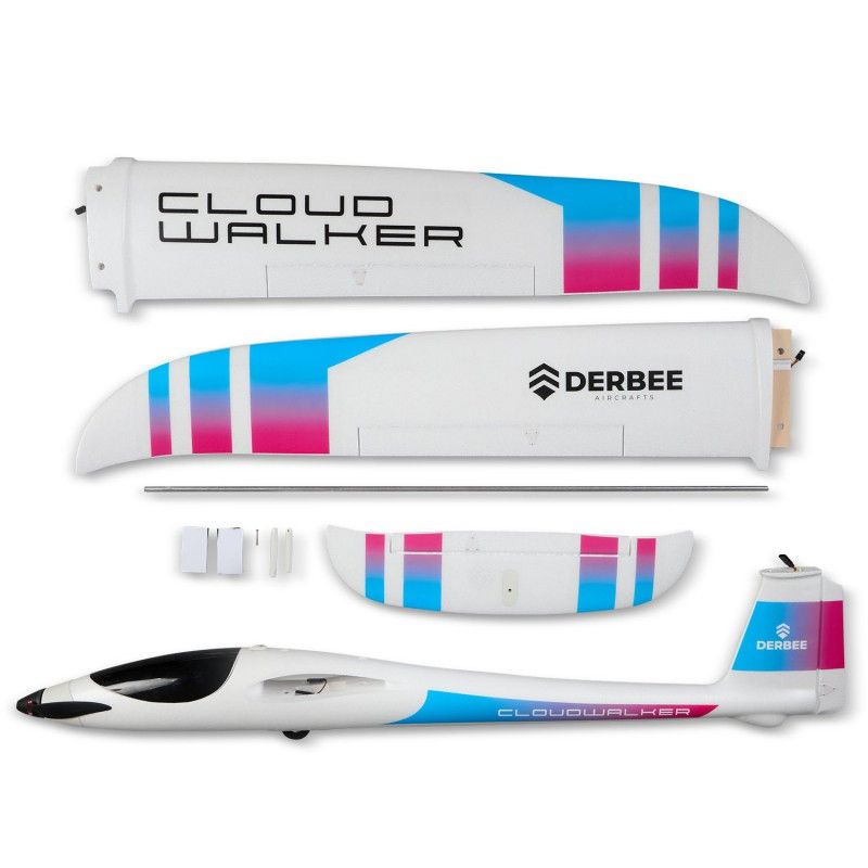 Planeur 3 axes Cloudwalker 1800 mm PNP de Derbee