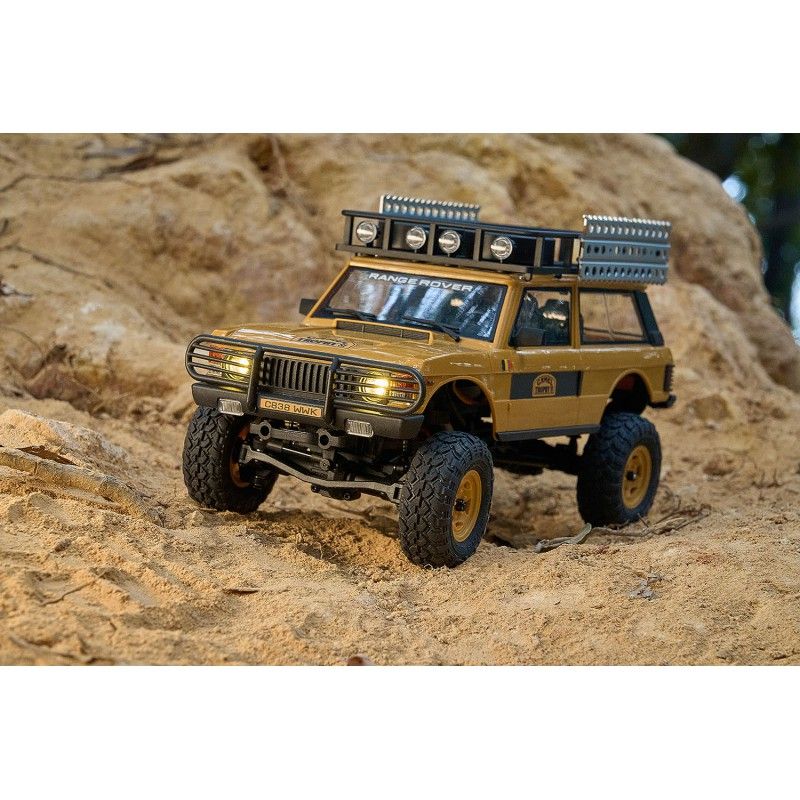 1/24 Range Rover 1st gen. FCX24M crawler RTR kit - camel Trophy | Ventedemodelisme.fr