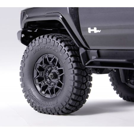 FCX18 Hummer EV RTR FMS - Scale Crawler 1/18 -Noir | Ventedemodelisme.fr