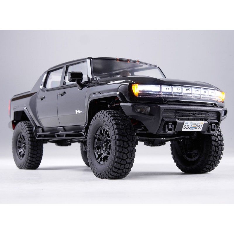 FCX18 Hummer EV RTR FMS - Scale Crawler 1/18 -Noir | Ventedemodelisme.fr