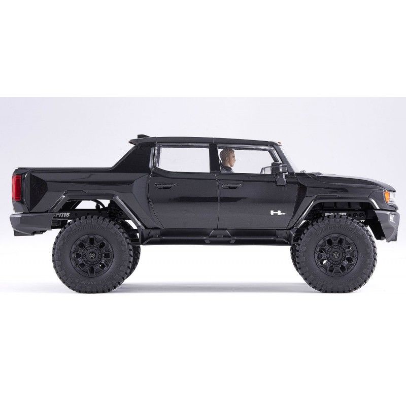 FCX18 Hummer EV RTR FMS - Scale Crawler 1/18 -Noir
