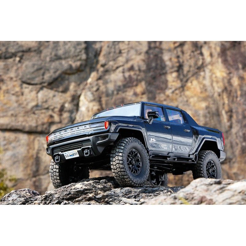 FCX18 Hummer EV RTR FMS - Scale Crawler 1/18 -Noir | Ventedemodelisme.fr