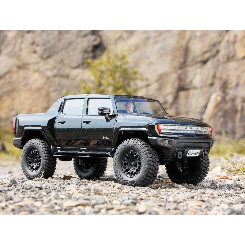 FCX18 Hummer EV RTR FMS - Scale Crawler 1/18 -Noir | Ventedemodelisme.fr