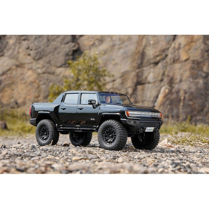 FCX18 Hummer EV RTR FMS - Scale Crawler 1/18 -Noir