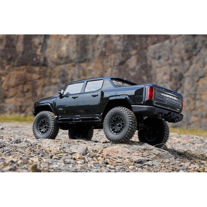 FCX18 Hummer EV RTR FMS - Scale Crawler 1/18 -Noir | Ventedemodelisme.fr