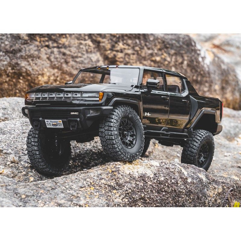 FCX18 Hummer EV RTR FMS - Scale Crawler 1/18 -Noir
