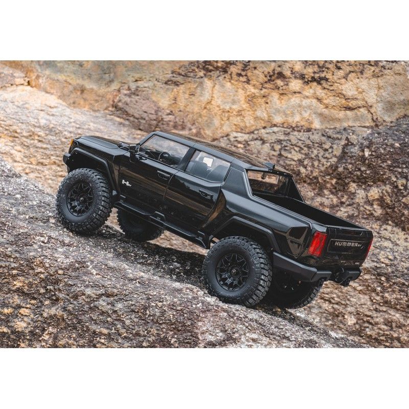 FCX18 Hummer EV RTR FMS - Scale Crawler 1/18 -Noir