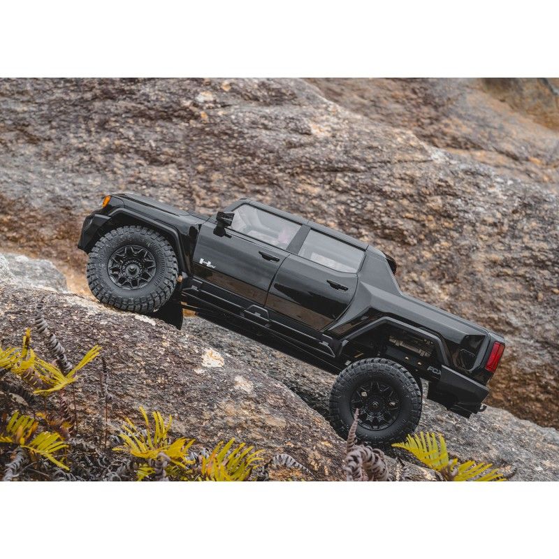 FCX18 Hummer EV RTR FMS - Scale Crawler 1/18 -Noir | Ventedemodelisme.fr