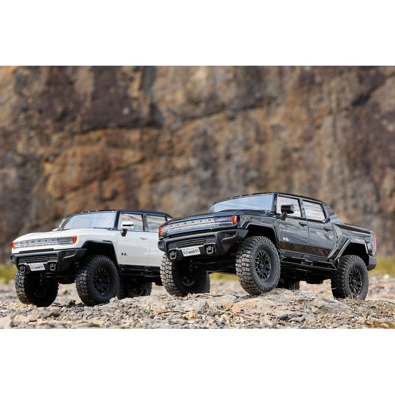 FCX18 Hummer EV RTR FMS - Scale Crawler 1/18 - Blanc | Ventedemodelisme.fr