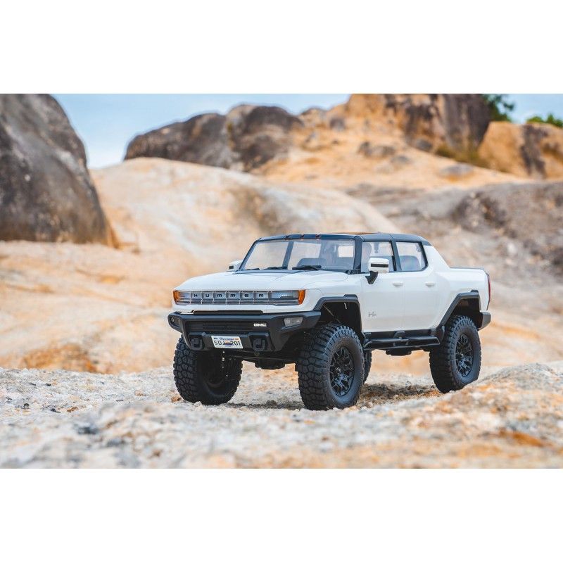 FCX18 Hummer EV RTR FMS - Scale Crawler 1/18 - Blanc