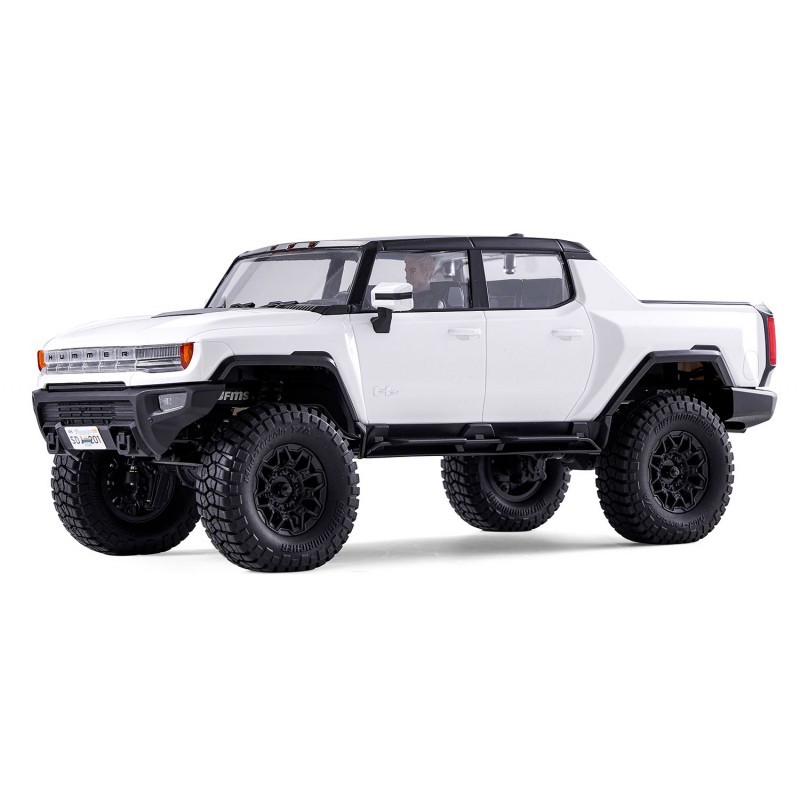 FCX18 Hummer EV RTR FMS - Scale Crawler 1/18 - Blanc | Ventedemodelisme.fr