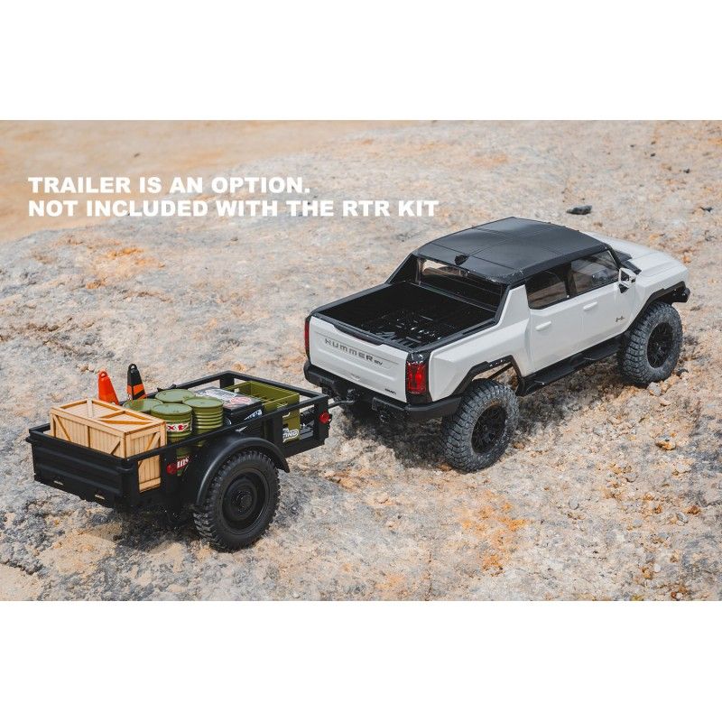 FCX18 Hummer EV RTR FMS - Scale Crawler 1/18 - Blanc