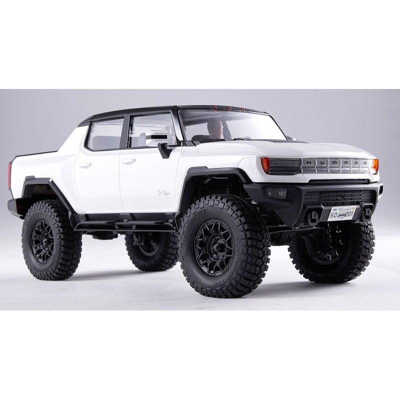 FCX18 Hummer EV RTR FMS - Scale Crawler 1/18 - Blanc | Ventedemodelisme.fr