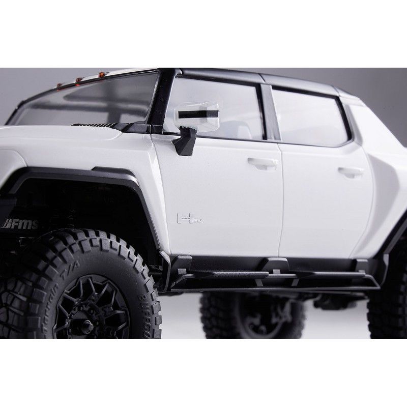 FCX18 Hummer EV RTR FMS - Scale Crawler 1/18 - Blanc | Ventedemodelisme.fr